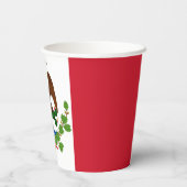 メキシコ国旗： 1824年～1835年、サンタアンナ 紙コップ (裏面)