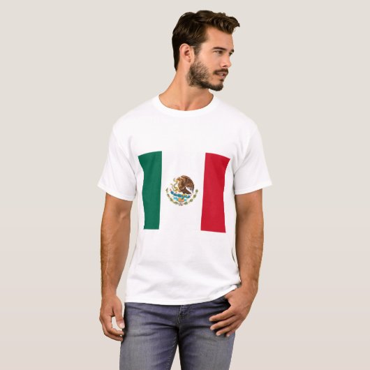 メキシコ国旗 Tシャツ (正面フル)