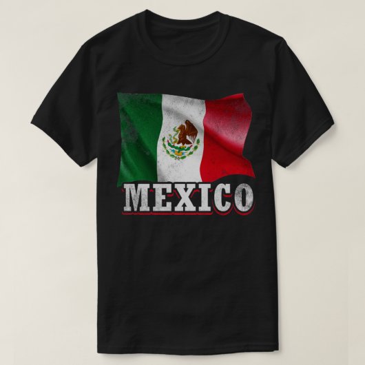 メキシコ国旗 Tシャツ (デザイン正面)