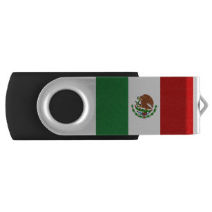 メキシコ国旗 USBフラッシュドライブ