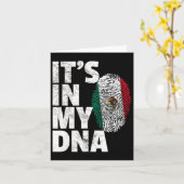 メキシコ国旗Cinco De Mayo Gの私のDnaの中にある カード (黄色い花)