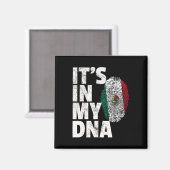 メキシコ国旗Cinco De Mayo Gの私のDnaの中にある マグネット (正面/裏面)