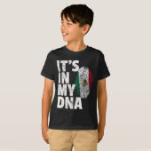 メキシコ国旗Cinco De Mayo Gの私のDnaの中にある Tシャツ (正面フル)