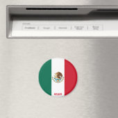 メキシコ国魅力的際国旗 マグネット (インサイチュ (食洗機))