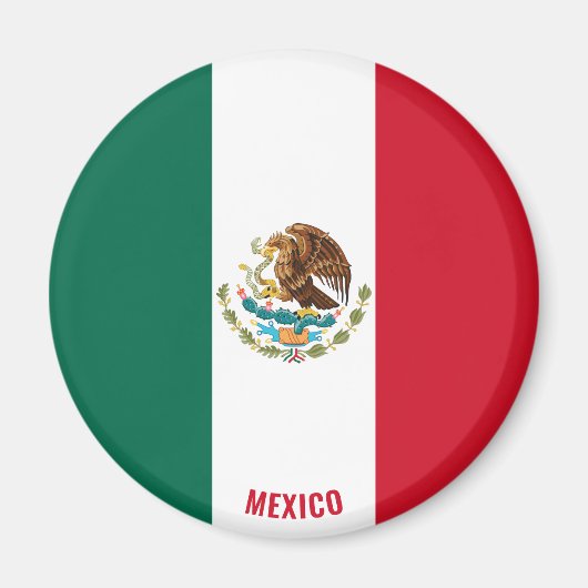 メキシコ国魅力的際国旗 マグネット (正面)