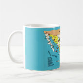 メキシコ地図マグ コーヒーマグカップ (左)