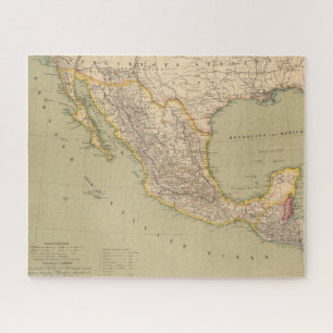 メキシコ地図 ジグソーパズル