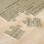 メキシコ地図 ジグソーパズル (側面)