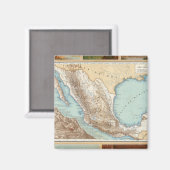メキシコ地形 マグネット (正面/裏面)