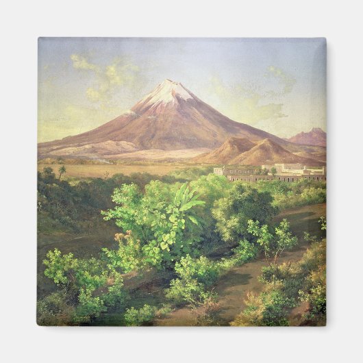 メキシコ地方の小さな火山、1887年(油) マグネット (正面)