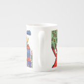 メキシコ場面コーヒーカップ ボーンチャイナマグカップ (裏面)