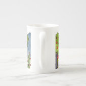 メキシコ場面コーヒーカップ ボーンチャイナマグカップ (裏面)