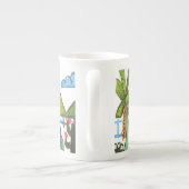 メキシコ場面コーヒー・マグ ボーンチャイナマグカップ (裏面)