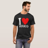 メキシコ大好きTシャツ メキシコハート Tシャツ (正面フル)