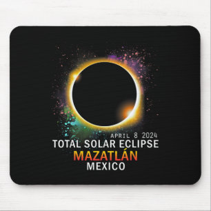 メキシコ太陽の皆既食2024 マウスパッド