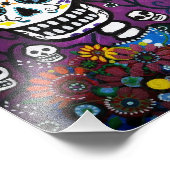 メキシコ女性の死絵画の日 フォトプリント            (角)