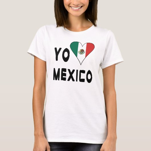 メキシコ女性への愛 Tシャツ (正面)