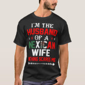 メキシコ妻のバレンタインのギフトの夫 Tシャツ (正面)