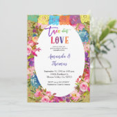 メキシコ婚約パーティ招待状 招待状 (スタンド正面)