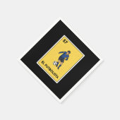 メキシコ宝くじビンゴゲーマーカードカジノ スタンダードカクテルナプキン (角)