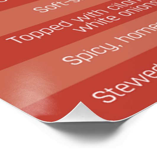 メキシコ対Tex-Mexタコス ポスター (コーナー)