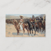メキシコ専攻の人Frederic Remington 名刺 (裏面)
