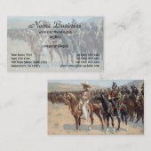 メキシコ専攻の人Frederic Remington 名刺 (正面/裏面)