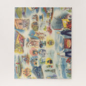 メキシコ市と環境の寓話地図 ジグソーパズル (縦)