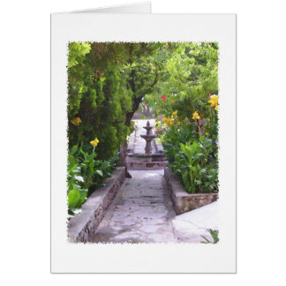 メキシコ庭の噴水