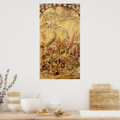 メキシコ征服:スペイン軍の撤退 ポスター (キッチン)