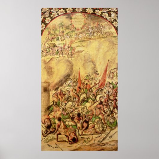 メキシコ征服:スペイン軍の撤退 ポスター (正面)