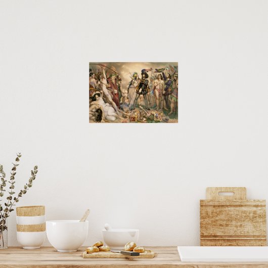 メキシコ征服 ポスター (キッチン)