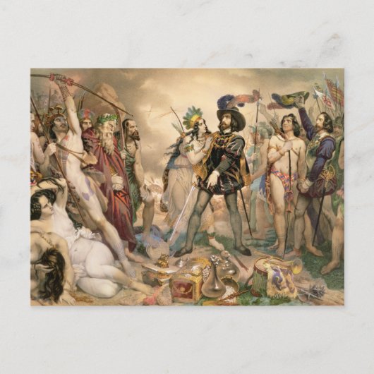 メキシコ征服 ポストカード (正面)