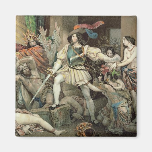 メキシコ征服 マグネット (正面)