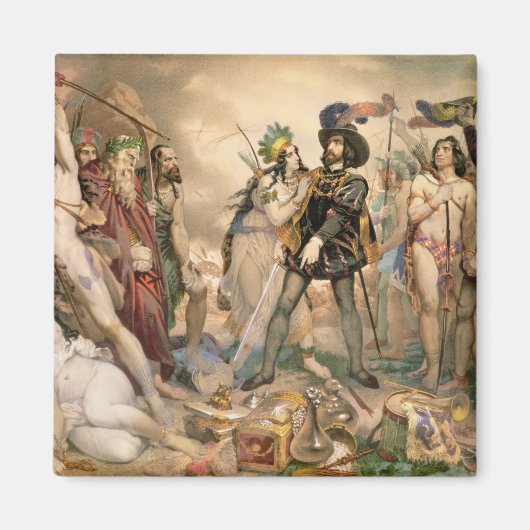 メキシコ征服 マグネット (正面)