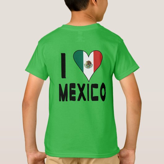 メキシコ愛してるよ少年用 Tシャツ (裏面)