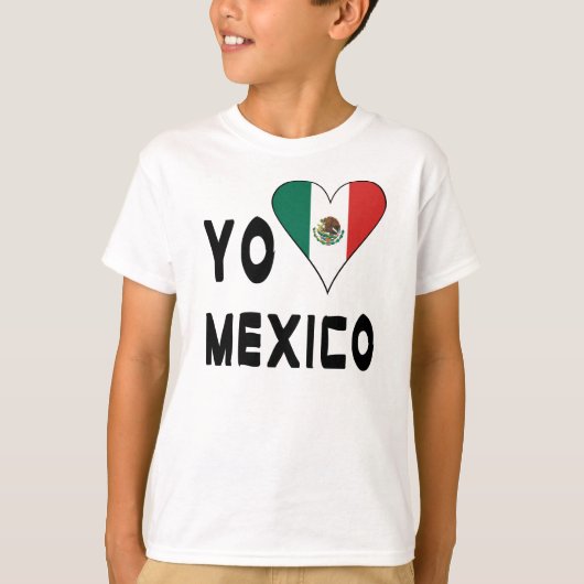 メキシコ愛してるよ少年用 Tシャツ (正面)