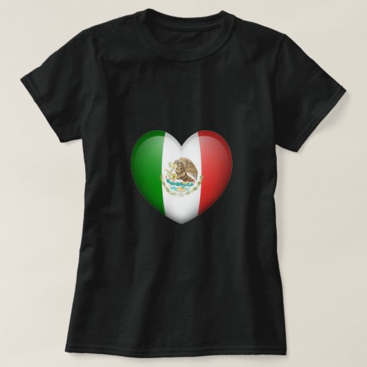メキシコ愛の女性用Tシャツ Tシャツ (デザイン正面)