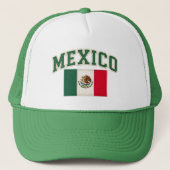 メキシコ愛国旗刺繍ハット キャップ (正面)