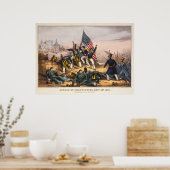 メキシコ戦争チャペルテペックへの攻撃 ポスター (キッチン)