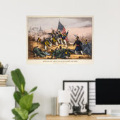 メキシコ戦争チャペルテペックへの攻撃 ポスター (ホームオフィス)