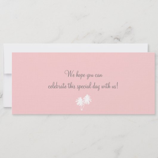 メキシコ搭乗券の宛先結婚式 招待状 (裏面)