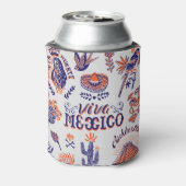 メキシコ文化シンボルヴィンテージカード 缶クーラー (缶裏面)