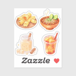 メキシコ料理と軽食 シール