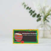 メキシコ料理によって飾られるボールの名刺 名刺 (スタンド正面)