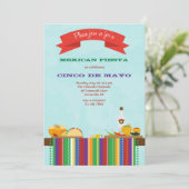メキシコ料理の招待状 招待状 (スタンド正面)