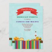 メキシコ料理の招待状 招待状 (正面/裏面)