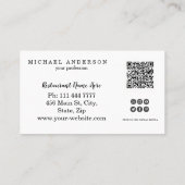 メキシコ料理の死んだレストランの日 名刺 (裏面)