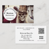 メキシコ料理の死んだレストランの日 名刺 (正面/裏面)