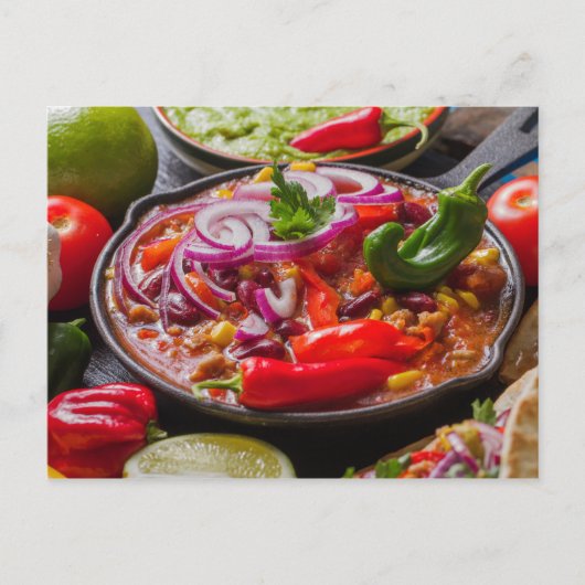 メキシコ料理はがき ポストカード (正面)